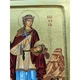 Греческая писаная икона Святой Варвары Великомученицы 23×29 см - изображение 6