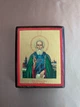 Маленькая писаная икона Сергия Радонежского 11×13 см - изображение 4