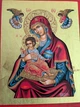 Маленькая писаная Корфская икона Пресвятой Богородицы (Керкира) 11×13 см - изображение 7