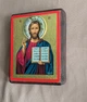 Маленькая писаная икона Иисуса Христа 11×13 см - изображение 3