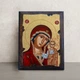 Писана Казанська ікона Божої Матері 15,5×20,5 см - зображення 1