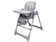 Дитячий стільчик для годування 2в1 VELANO Nomi Light Grey (з функцією гойдалки, екошкіра, колеса) - зображення 2
