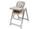 Дитячий стільчик для годування 2в1 VELANO Nomi Beige (з функцією гойдалки, екошкіра, колеса) - зображення 2