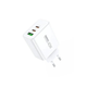 Мережевий зарядний пристрій REMAX Kiddy Series 40W 1A+2C Fast Charger RP-U123 EU-White - изображение 1