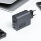 Сетевое зарядное устройство Forcell F-Energy GaN 2 x USB C + USB A QC4.0 PD 4A 65W Grey (5903396231452) - изображение 6