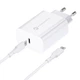 Сетевое зарядное устройство Forcell F-Energy USB C QC4.0 PD 3A 25W + кабель USB C to USB C White (5903396108099) - изображение 2