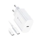 Сетевое зарядное устройство Forcell F-Energy USB C QC4.0 PD 3A 25W + кабель USB C to USB C White (5903396108099) - изображение 6
