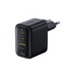 Сетевое зарядное устройство Baseus EnerFill FE22 70W 2x USB-C + USB-A Black (6942521209712) - изображение 1