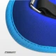 Утяжелители 2 кг ProDobro Comfort неопрен 33х16 см голубые - изображение 6