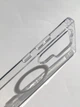 Чохол протиударний Clear Case Ultra Hybrid MagSafe для Samsung Galaxy S24 Ultra (S928) Прозорий - зображення 6