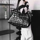 Спортивная сумка Lesko HT8264 Black для спорта фитнеса путешествий женская дорожная с ручками - изображение 4