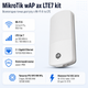 Точка доступу MikroTik wAP ax LTE7 kit Wi-Fi 6 PoE 12-57В (wAPGR-5HaxD2HaxD&R11e-LTE7) - зображення 1