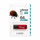 USB флеш накопитель Wibrand 64GB Ladybug Red USB 3.2 (WI3.2/LB64P10S) - изображение 2