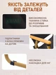 Складной туристический стул с тканевым сиденьем и деревянными подлокотниками, до 120 кг, черный - изображение 5