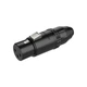 Разъем Roxtone RX-3FWP-BG XLR female (мама) водозащитный - изображение 1