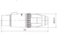 Роз'єм Roxtone RX-3FWP-NG XLR female (мама) водозахисний - зображення 4