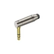 Разъем Roxtone RJ3RPPBKNG Jack 6.3mm (stereo) угловой - зображення 1