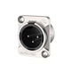 Роз'єм Roxtone RX-3MD-NT XLR панельний male (тато) - зображення 1