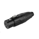 Роз'єм Roxtone RX-3F-BG XLR female (мама) - зображення 1