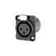 Роз'єм Roxtone RX-3FDWP-BG XLR панельний female (мама) вологостійкий - зображення 1