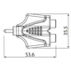 Переходник Roxtone RP-AN-310 RCA male (папа) - 2xRCA female (мама) - зображення 2