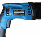 Перфоратор Makita 780 Вт SDS Plus 2.7 Дж електричний 4500 уд хв трирежимний 1100 об хв для свердління бетону 24 мм металу 13 мм дерева 32 мм довбання з реверсом антивібрацією розчіпною муфтою кейсом бурами - зображення 7