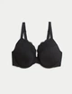Бюстгальтер женский M&S Collection черный plunge с формованной чашкой и кружевом 65G (3228) - изображение 2