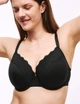 Бюстгальтер женский M&S Collection черный plunge с формованной чашкой и кружевом 65G (3228) - изображение 4