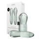 Набір масажерів для очей та обличчя GESKE Cool & Warm Duo Eye Massager 7 в 1 кріосфери з боросилікатного скла для охолодження та нагрівання шкіри зменшення набряків і темних кіл Зелений - изображение 1
