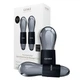 Набір масажерів для очей та обличчя GESKE Cool & Warm Duo Eye Massager 7 в 1 кріосфери з боросилікатного скла для охолодження та нагрівання шкіри зменшення набряків і темних кіл Чорний - изображение 1
