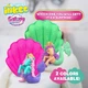 Дитяча бомбочка для ванни з іграшкою-сюрпризом CRAZE INKEE Galupy Mermaid, 100 г аромат солодкої вати 1 з 6 фігурок (SKU-397) - зображення 3