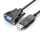 Кабель Dtech IOT5084B USB - RS-232 FTDI DB9 40 м - изображение 1