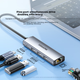 Док-станція Sanze HWK1-Q 5 в 1 USB 3.0 золотиста - зображення 6