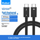 Кабель Kaiboer US004 USB Type-C - USB Type-C Thunderbolt 4 8K 60 Гц 2 м - изображение 8