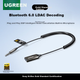 Автомобильный аудиоресивер UGREEN BT525 Bluetooth 6.0 синьо-золотистый - изображение 2