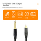 Кабель-переходник Yeren YR-YP75 XLR — RCA, 5 м, для микрофона, микшера, усилителя и акустики - изображение 6