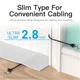 Патч-корд 1м, UTP cat 6A RJ-45 slim black Vention (IBIBF) - изображение 4