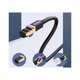 Патч-корд 5м, S/FTP cat 7 RJ-45 black Vention (ICDBJ) - изображение 2