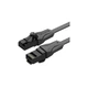 Патч-корд 5м, UTP cat 6 RJ-45 flat black Vention (IBJBJ) - изображение 1