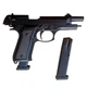 Сигнально-стартовый пистолет BLOW F-92, 17+1/9 mm (Black/Black Grips) add 1 magazine. - изображение 3