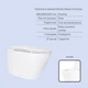 Готовое решение Qtap для ванной комнаты: подвесной унитаз Swan Ultra Quiet 485x360x320 + комплект инсталляции Standard (линейная кнопка White) - изображение 3
