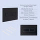 Готовое решение Qtap для ванной комнаты: подвесной унитаз Tern Ultra Quiet 490x365x325 + комплект инсталляции Standard (линейная кнопка Black) - изображение 5