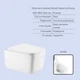 Готовое решение Qtap для ванной комнаты: подвесной унитаз Gemini Ultra Quiet 520x360x350 + комплект инсталляции Standard (линейная кнопка Black) - изображение 3