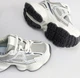 Кожаные кроссовки женские Stilli серые с белыми элементами на высокой подошве р.36 (22.5 см) Р001223 - изображение 9