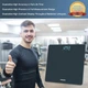 Весы напольные электронные Homebuds Precision 182 кг Blue (LED-дисплей, закаленное стекло) - изображение 3