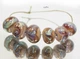 Набор стеклянных бусин 12*9мм отв:2мм №7474 ISTA Lampwork - изображение 1
