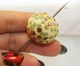Стеклянная бусина 27*24 мм отв: 2 мм №7436 ISTA Lampwork - изображение 1