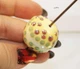 Стеклянная бусина 27*24 мм отв: 2 мм №7436 ISTA Lampwork - изображение 3