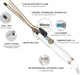 Плойка AIMERVO 9 мм для мелких локонов и афро-кучеров, 110–210°C, LCD-дисплей - изображение 6
