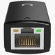 Зовнішня мережева карта USB Type-C на LAN RJ45 Ethernet адаптер перехідник ZX084 100 Мбіт/с Realtek RTL8152B для ноутбука MacBook ПК планшета телефона TV Box Чорний - зображення 2